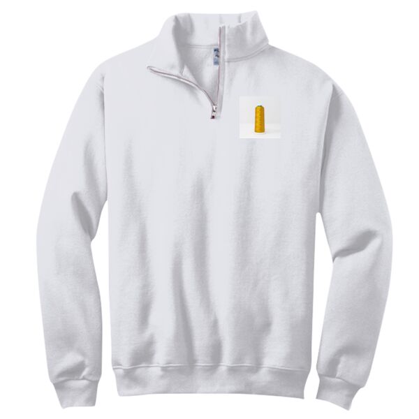 NuBlend ® 1/4 Zip Cadet Collar Sweatshirt Thumbnail