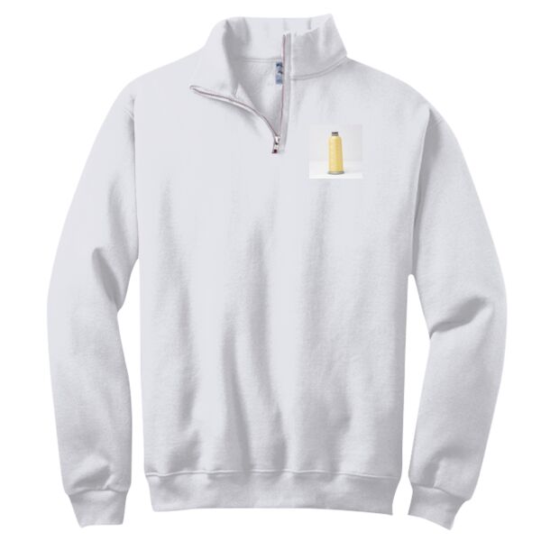 NuBlend ® 1/4 Zip Cadet Collar Sweatshirt Thumbnail