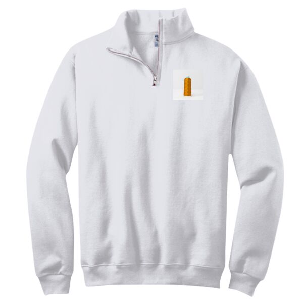 NuBlend ® 1/4 Zip Cadet Collar Sweatshirt Thumbnail