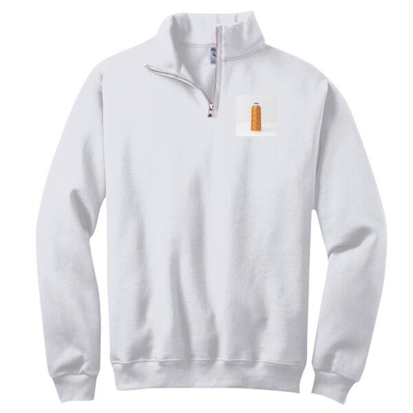 NuBlend ® 1/4 Zip Cadet Collar Sweatshirt Thumbnail