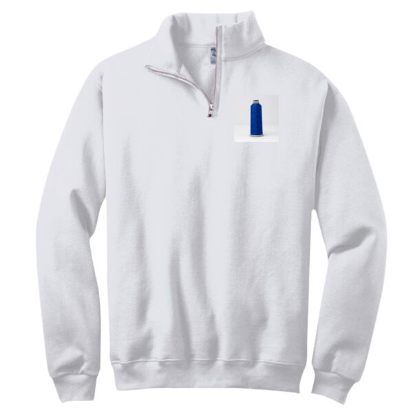 NuBlend ® 1/4 Zip Cadet Collar Sweatshirt Thumbnail